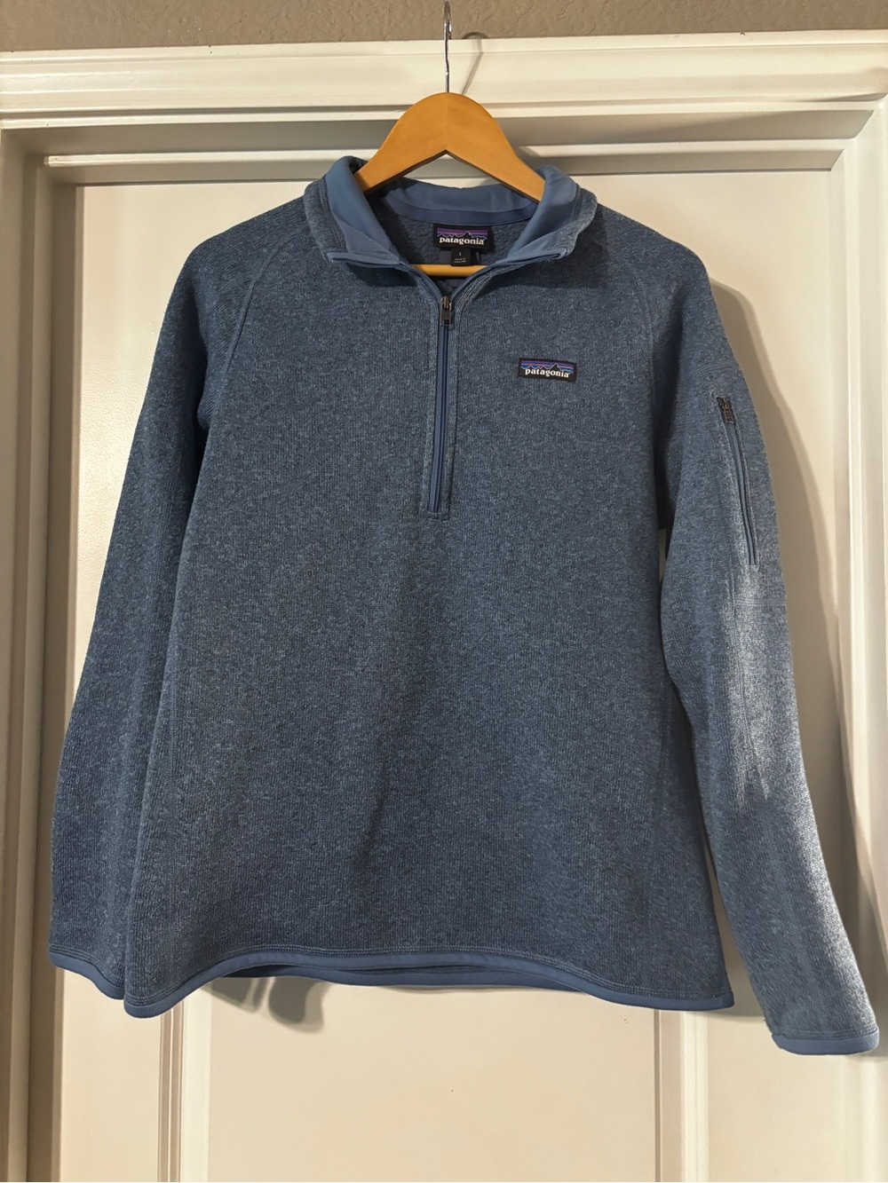 Patagonia Women’s Blue Better Sweater 1/4 zip